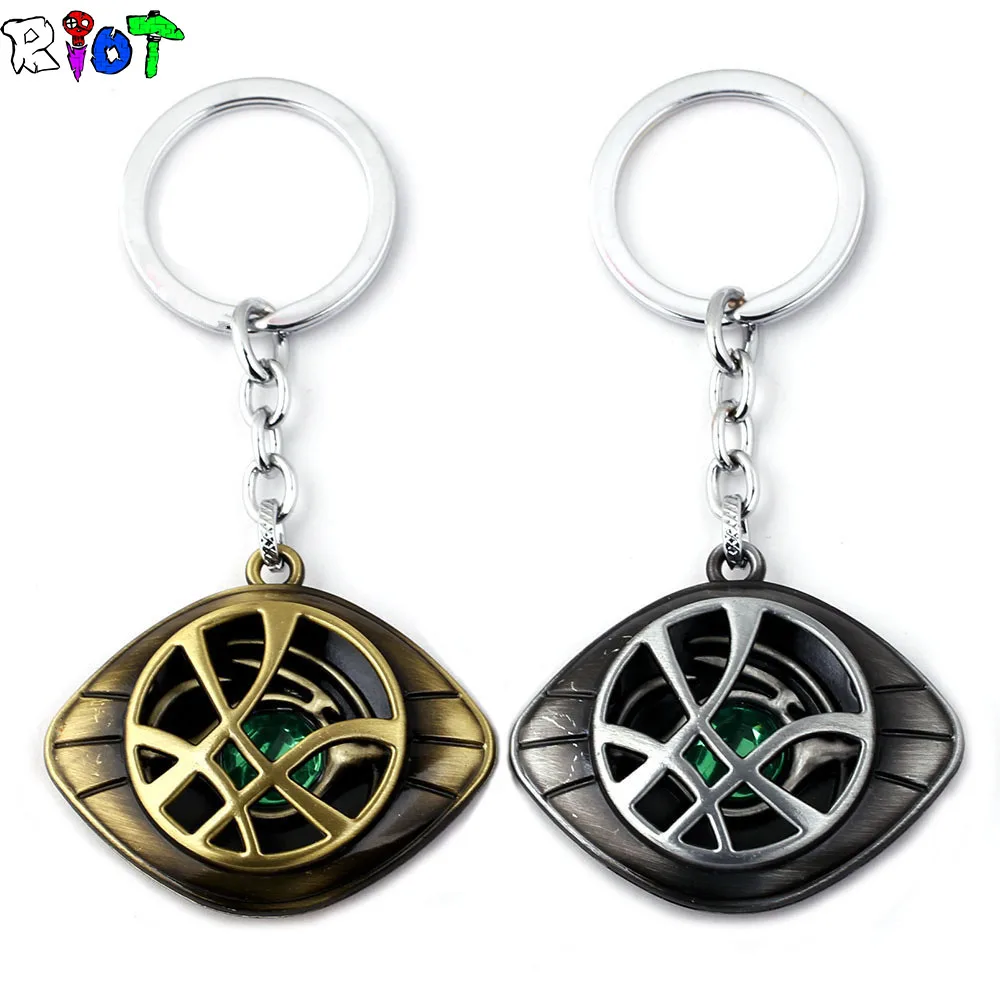 Доктор странные ожерелья для мужчин Античная бронзовая подвеска в форме глаза с