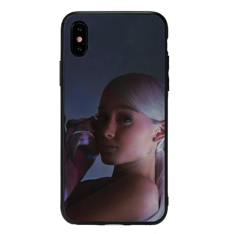 Ariana Grande ультра тонкий мультфильм шаблон Мягкий ТПУ черный чехол для телефона для iPhone 5X6 Plus 7 8 Plus XS MAX XR 10 1111Pro MAX 11Pro - Цвет: TPU