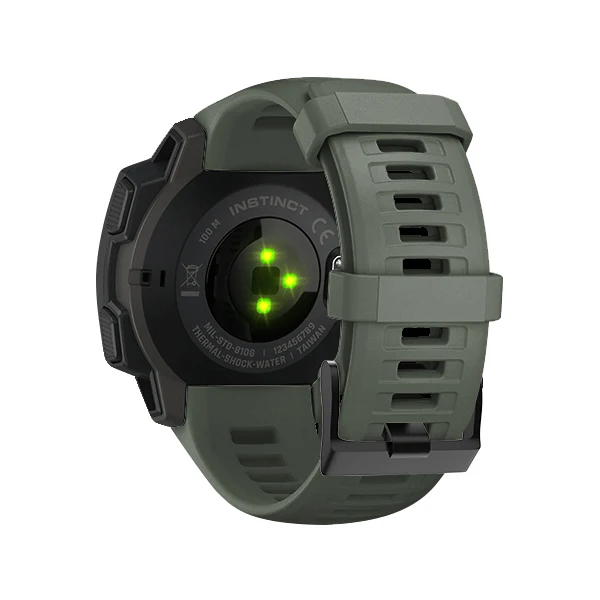 Army Green JKER 22 мм силиконовый ремешок быстросъемный сменный ремешок для часов Garmin Instinct Watch Wirstband - Цвет: Army Green