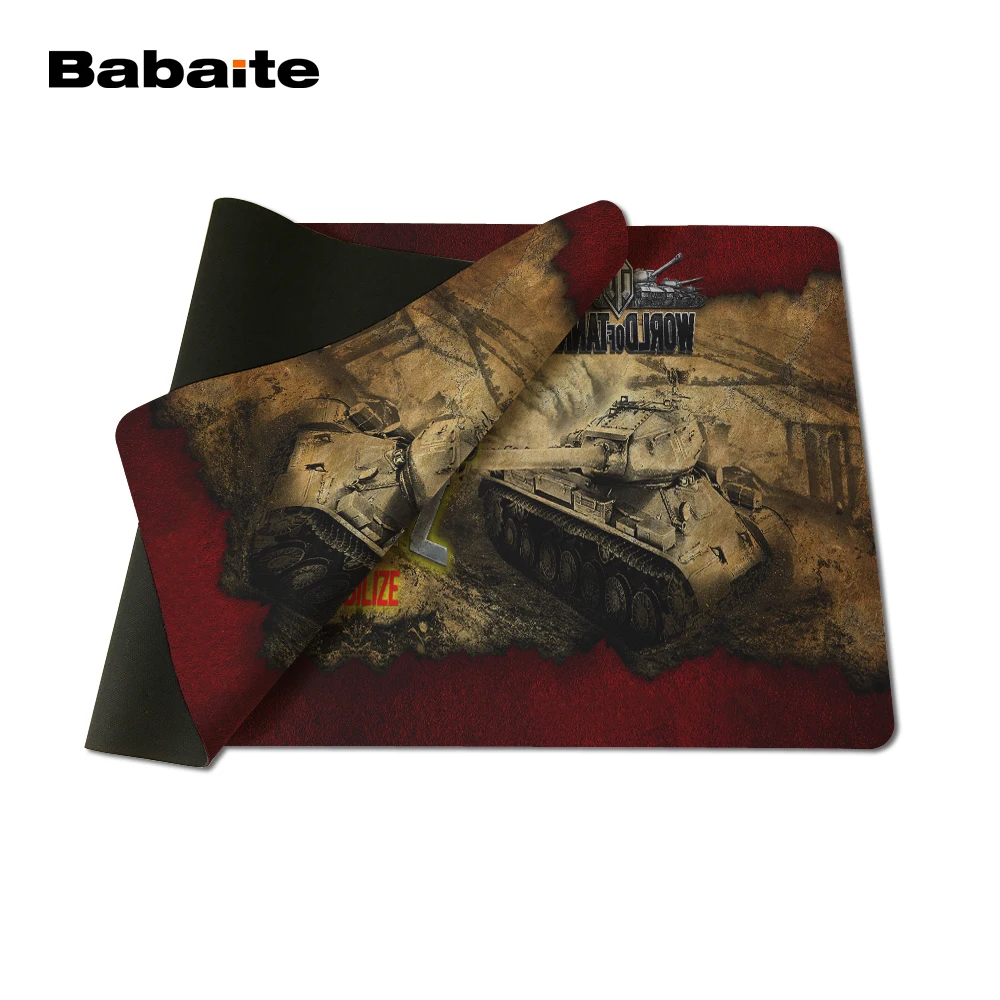 Babaite резиновый коврик для мыши Notbook World of Tanks компьютерный стол коврики игровой