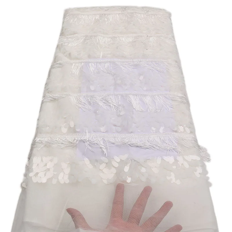 Fashion Sequins Nigerian Lace Fabric African 2019 French Tulle L1780B-1 | Дом и сад