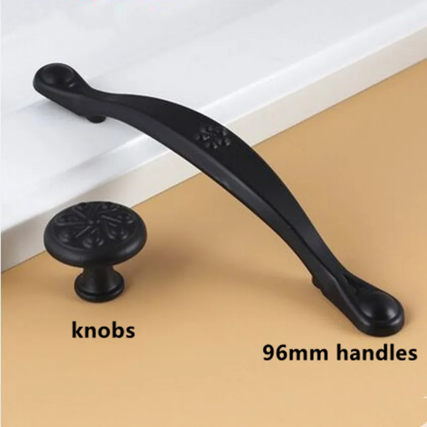 96 мм черные зеркальные ручки черная зеркальная ручка для двери шкафа в античном