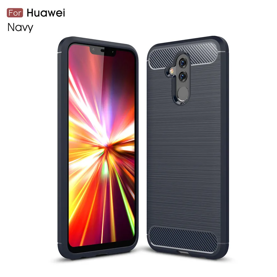 Huawei mate 20 Lite чехол противоударный huawei mate 10 20 Pro Nova 3 3i бампер из углеродного волокна ТПУ силиконовый защитный чехол