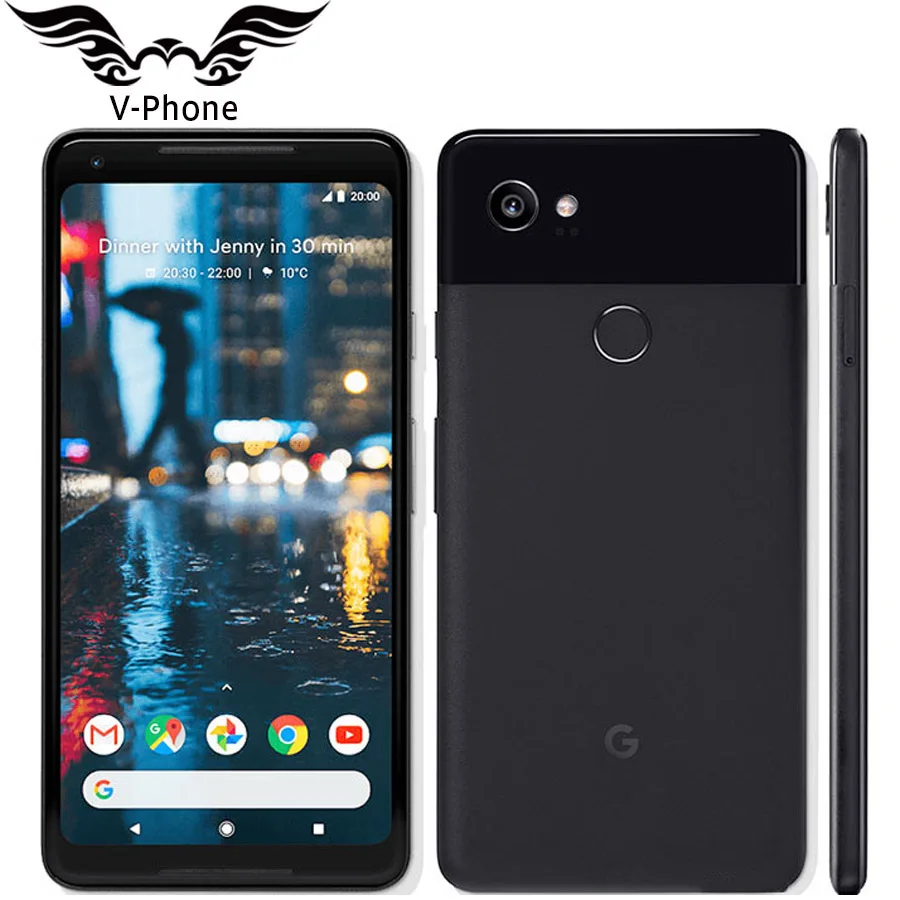 Фирменная Новинка,, версия США, Google Pixel 2 XL, Android, мобильный телефон, 6 дюймов, Snapdragon 835, четыре ядра, 4G, 4 ГБ, 64 ГБ, 128 ГБ, отпечаток пальца