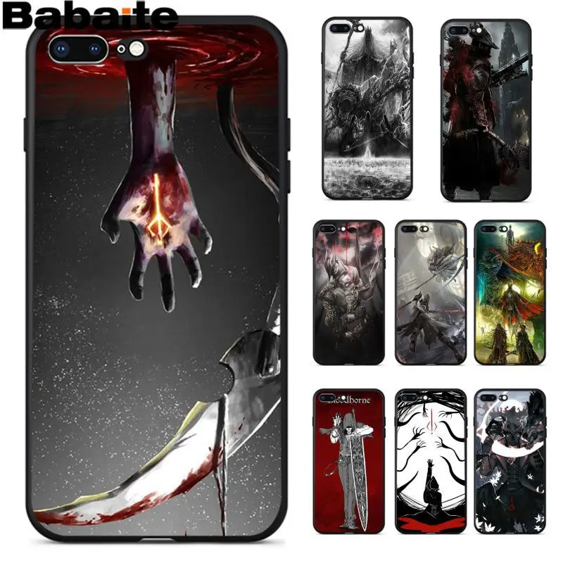 Роскошный высококачественный защитный чехол Babaite bloodborne DIY для мобильных телефонов Apple iPhone 8 7 6 6S Plus X XS MAX 5 5S SE XR