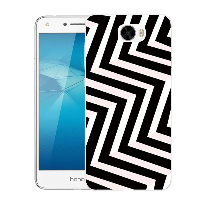 Мягкий чехол-накладка для Huawei Y5II / Y5 II 2 квадратный силиконовый чехол с принтом ii