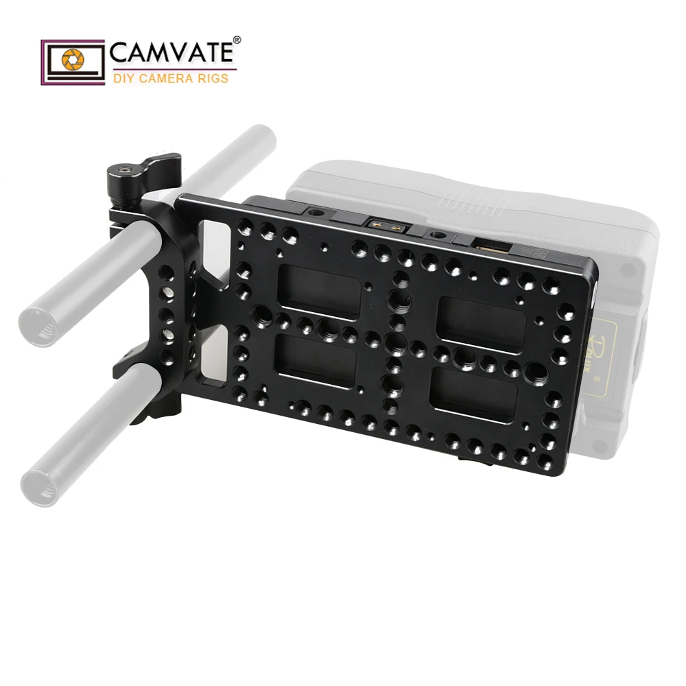 CAMVATE V замок Монтажная пластина питание Splitter с 15 мм стержень зажим D1524camera фотографии интимные аксессуары