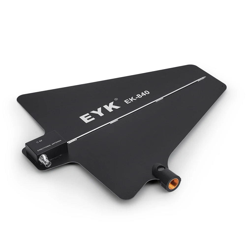 EYK EK-840, 300 м, направленная антенна, распределитель, стабильный, для 4 комплектов, Беспроводная микрофонная система 500-950 МГц, микрофонный сплиттер, коллектор