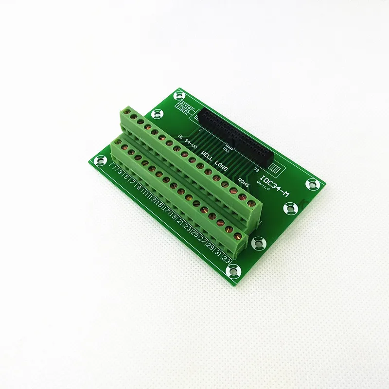 IDC34 2x17Pins 2,54 мм Женский Заголовок Breakout совета, клеммный блок, разъем