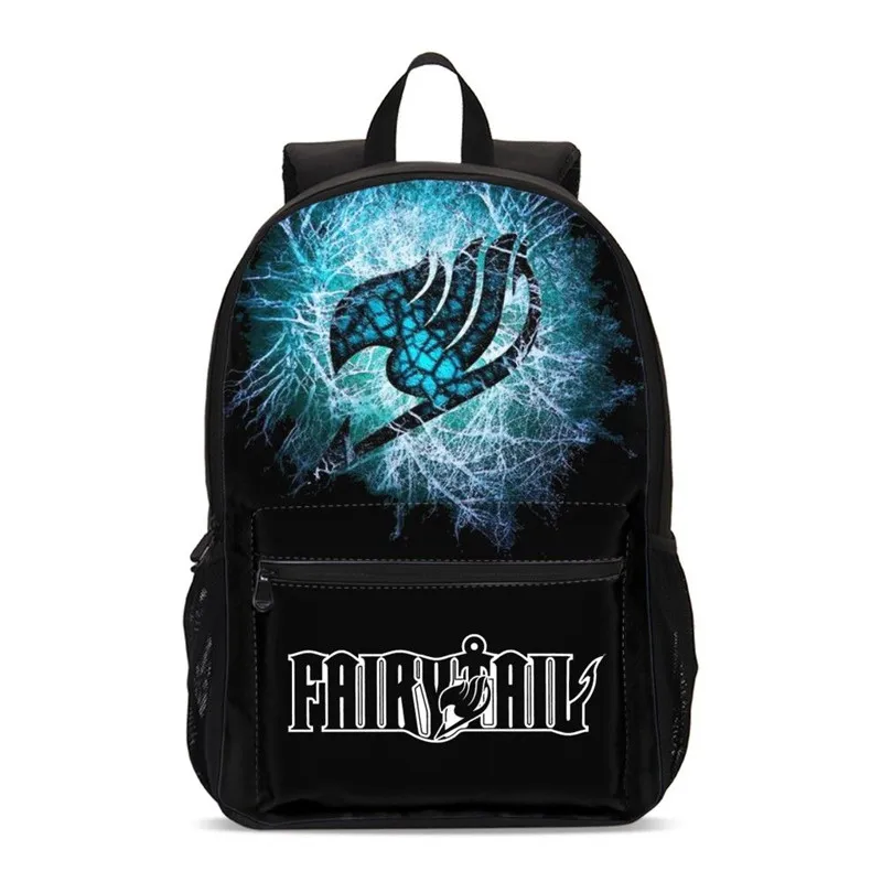 Рюкзаки для мальчиков и девочек с героями аниме мультфильмов Фея хвост школьные