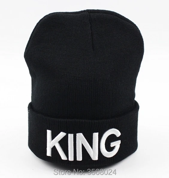 Зимние теплые вязаные шапки KING QUEEN Skullies &amp Beanies для взрослых и детей с объемной