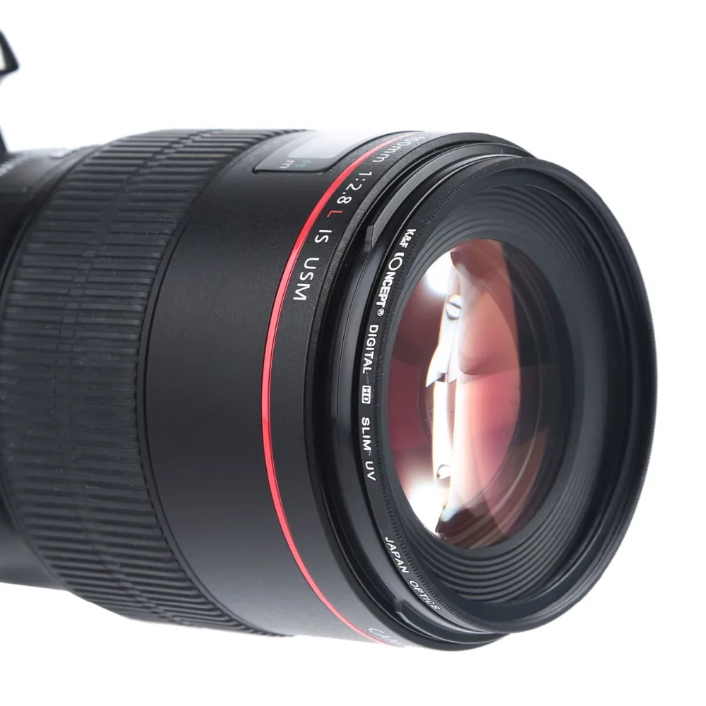 K& F CONCEPT 37/40. 5/46/49/52/55/58/62/67/72/77/82 мм Камера HD тонкий УФ-фильтр для объектива цифровой зеркальной камеры Canon Nikon DSLR Камера s