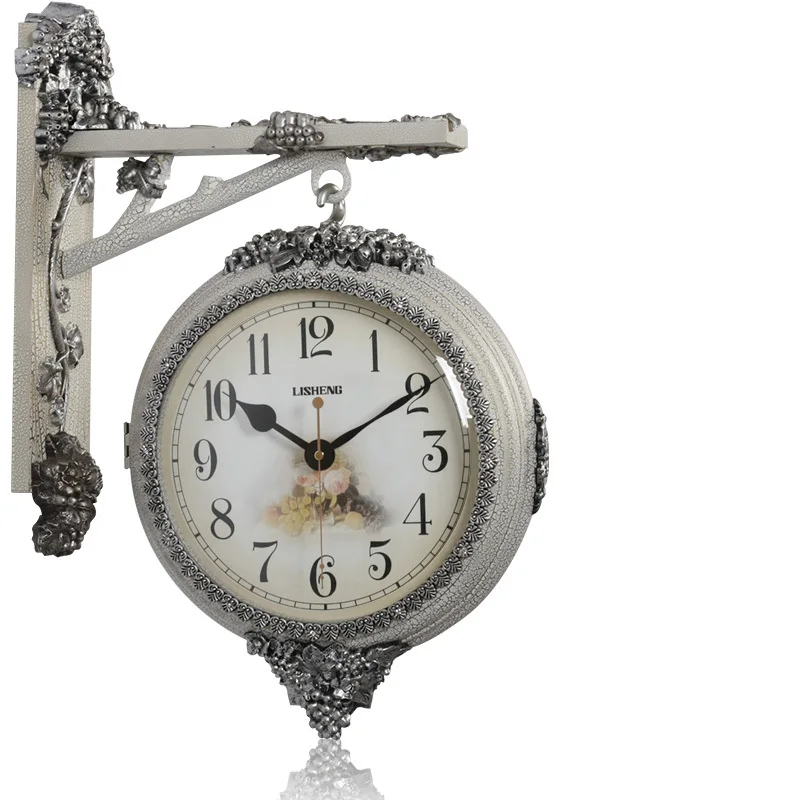 Винтажные настенные часы с механизмом двусторонние цифровые Pow патруль на стену