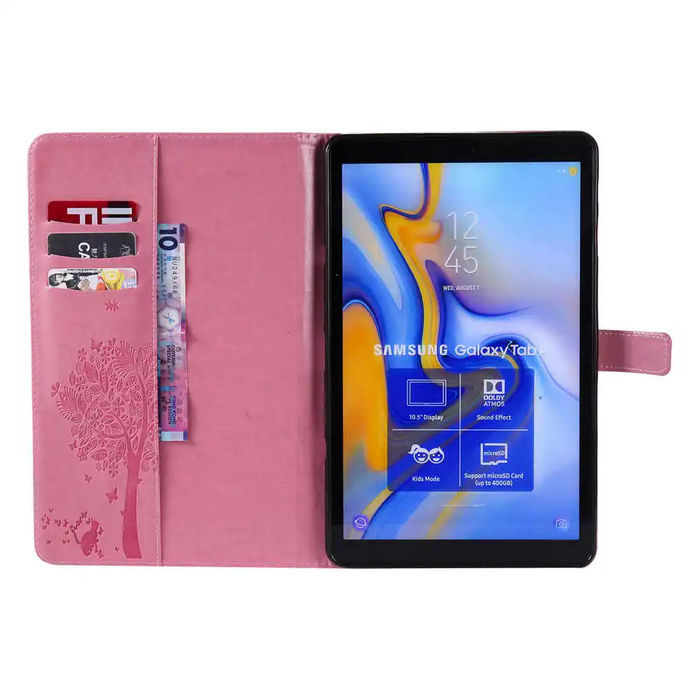 Планшет PU кожаный чехол для Samsung Galaxy Tab A 10," SM-T590 SM-T595 откидная крышка T590 держатель Чехол T595 карты карманные Слоты корпус