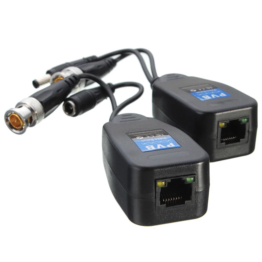 

10 пар коаксиальных кабелей видеонаблюдения, трансивер BNC мощность балун на разъем CAT5e 6 RJ45 JR