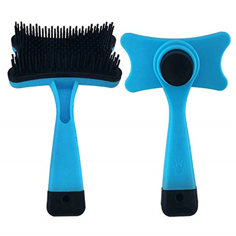 ПЭТ пластик гребень собака кошка для ухода и чистки перчатки Deshedding левой правой