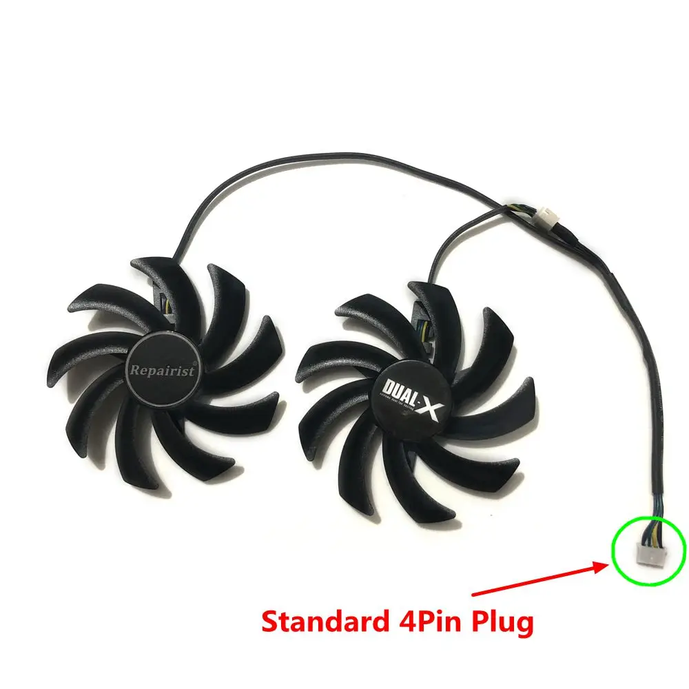 2 шт./компл. 85 мм 4 штырька FDC10H12S9-C Sapphire HD6850 HD6970 HD7870 2G HD7950 HD7970 графический кулер GPU VGA