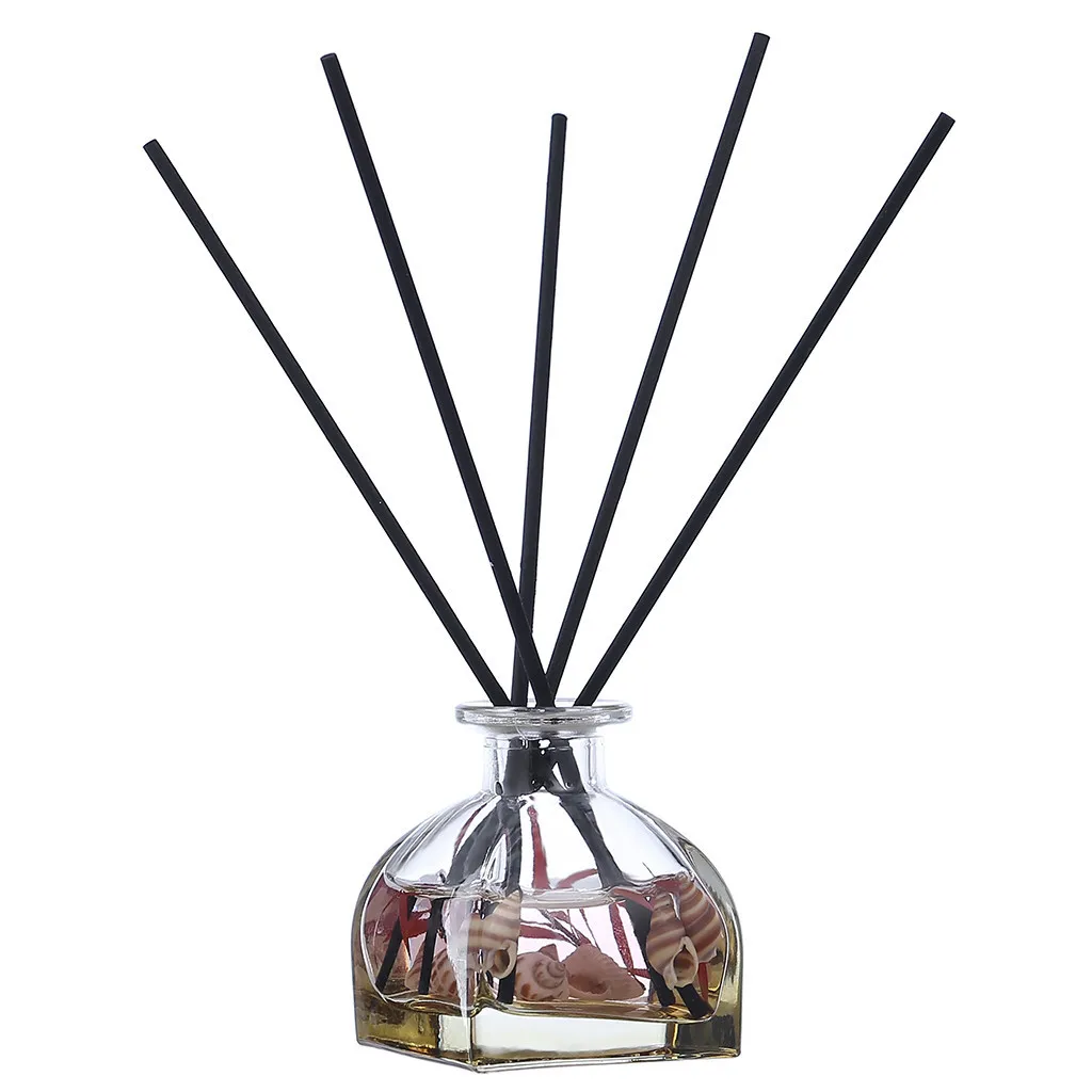 Рид Масло Диффузоры с палочки из натуральных материалов стеклянная бутылка и