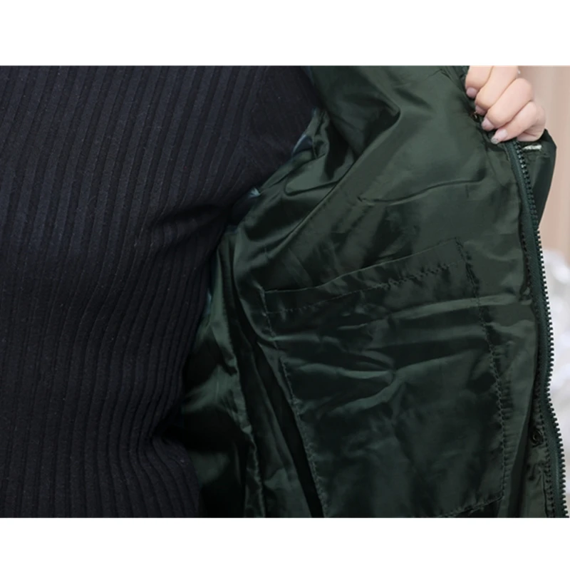 

2019 Middle-aged Down Women's Jacket Hooded Coats Slim Thicker Warm long overcoat Large-size Fur collar Winter Jackets Female