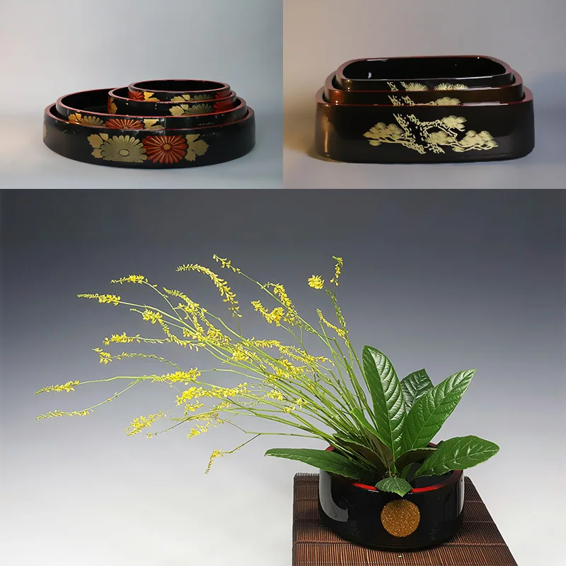 Винтажный пластиковый цветочный горшок Zen Ikebana вазы Настольная гидропоника