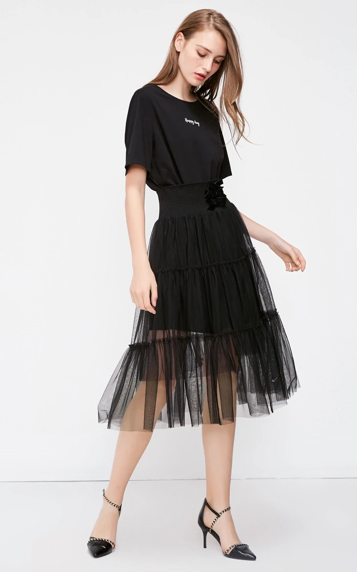 Vero Moda футболка с надписью Gauzy летнее платье | 318361509