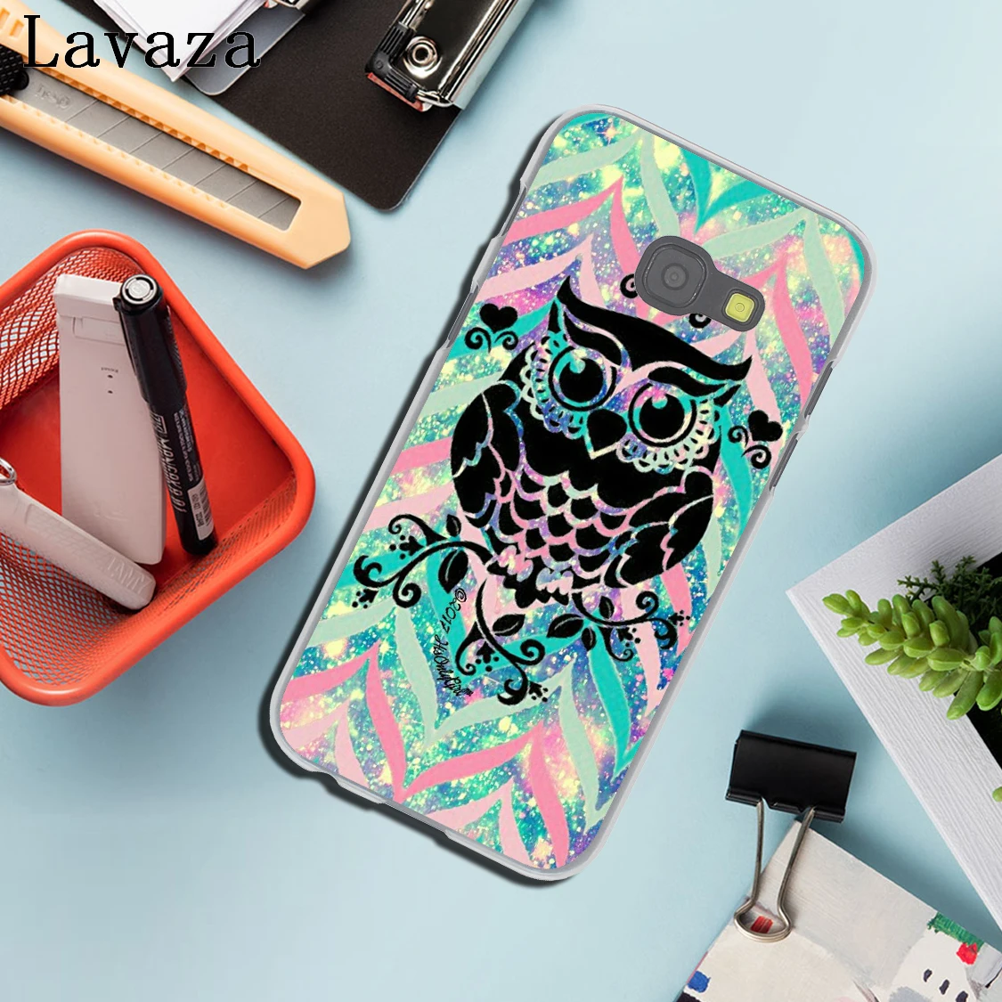 Lavaza Сова арт Прекрасный чехол для телефона Samsung Galaxy J8 J7 Duo J6 J5 J4 Plus 2018 2017 2016 J2 J3 EU US