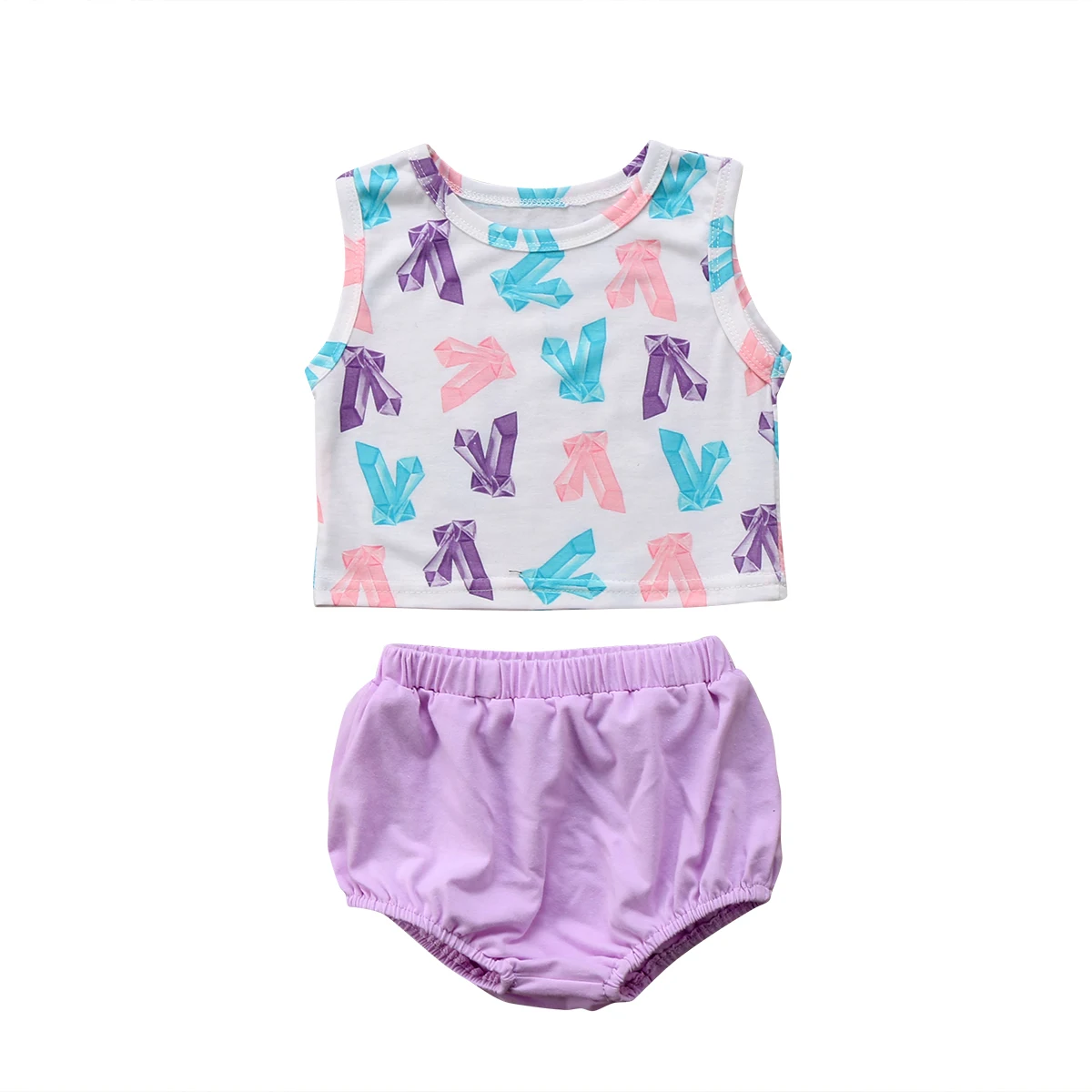 Детский топ без рукавов для девочек штаны ежедневно комплект новорожденных