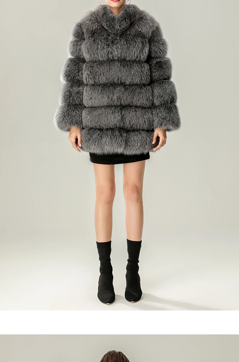 UPPIN шуба меховые пальто классический Silver Fox искусственного меха Пальто Длинные зимние плотные теплые Для женщин куртка элегантный стенд воротник с длинными рукавами Повседневная куртка пальто дубленка женская