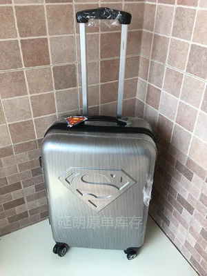 Круто! Супермен камера Hero узор тележка 4 колеса Путешествия Роллинг Багажа