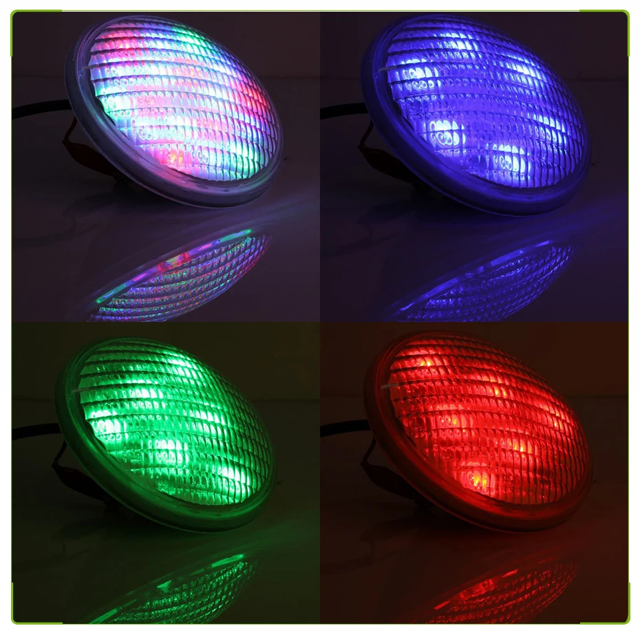 54 Вт Par56 светильник для бассейна IP68 RGB лампа AC/DC 12 В Piscina лампочка для фонтана Водонепроницаемый подводный уличный светильник