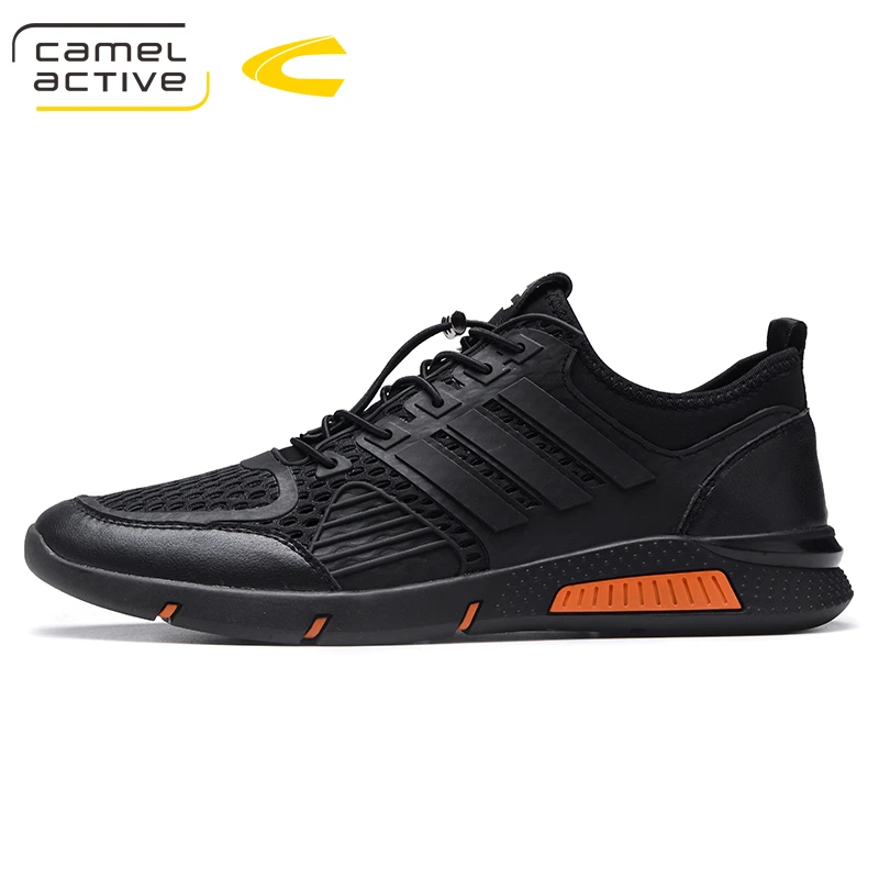 Мужские кроссовки Camel Active синие повседневные дышащие на шнуровке для активного