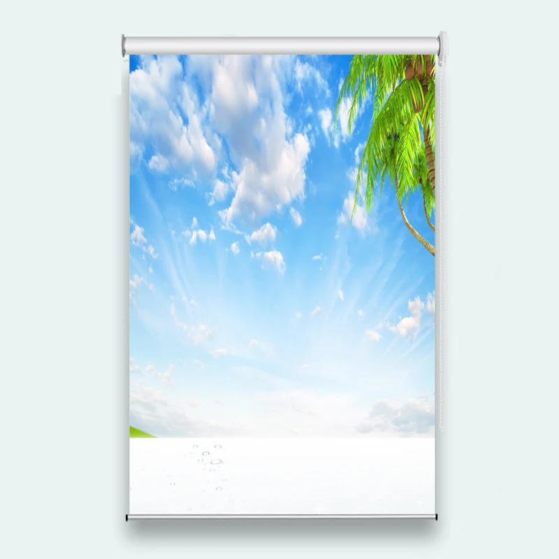 

Photo Sky Roller Blinds Printing Shade Curtains For Window Living Room Bedroom Landscape Curtains