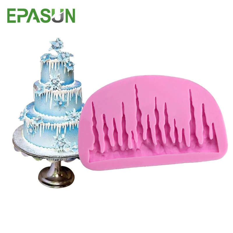 Силиконовая форма для мыла EPASUN Snow инструмент украшения торта ручной работы 3d