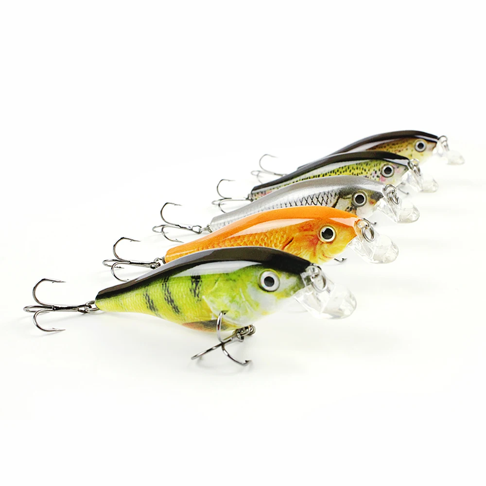 8 3 см/11 3g Одежда высшего качества Crankbait Жесткий Пластик рыболовная приманка на