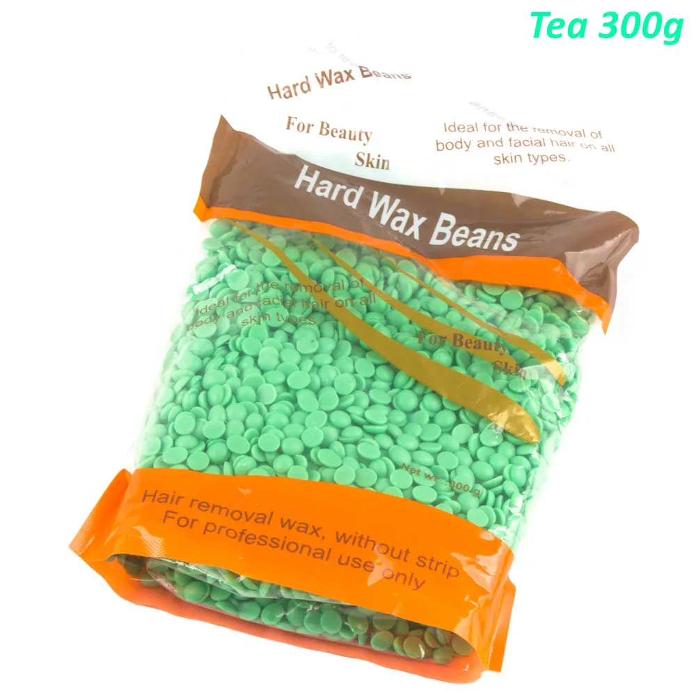 300g Tea Нагреватель воска Calentador Parafina машина для удаления волос Chauffe Cire Professional ручной эпилятор для воска парафин эпиляция воском Cire - Цвет: 300g Tea