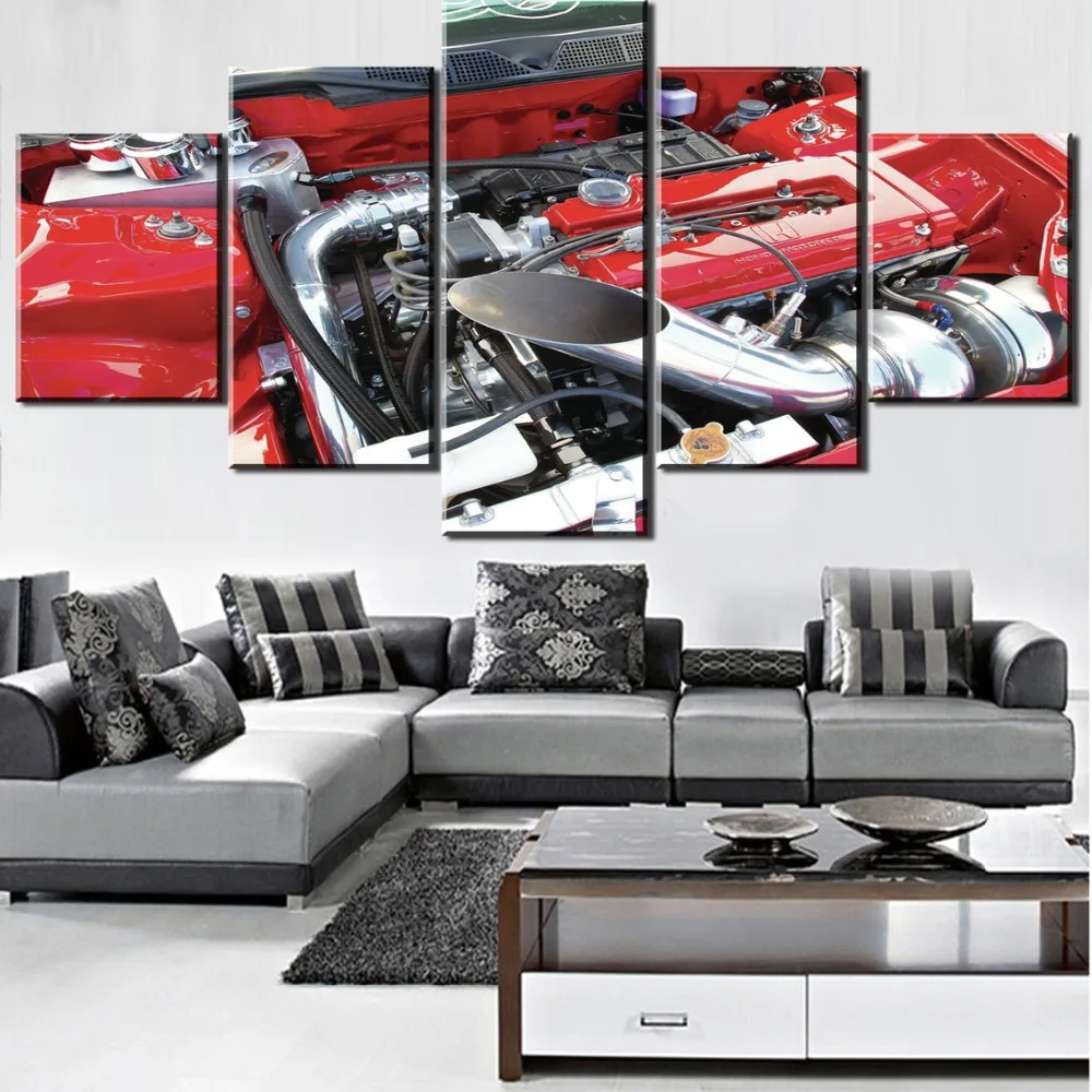 Модульная печатная картина плакат H Engine абстрактная Современная декоративная на