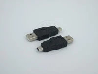 hot new black mini usb a male to a male usb adapter converter changer