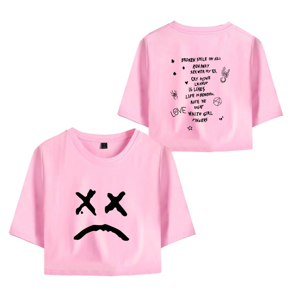 Lil открытым R.I.P с принтом в виде надписи LOVE футболка для женщин летние шорты