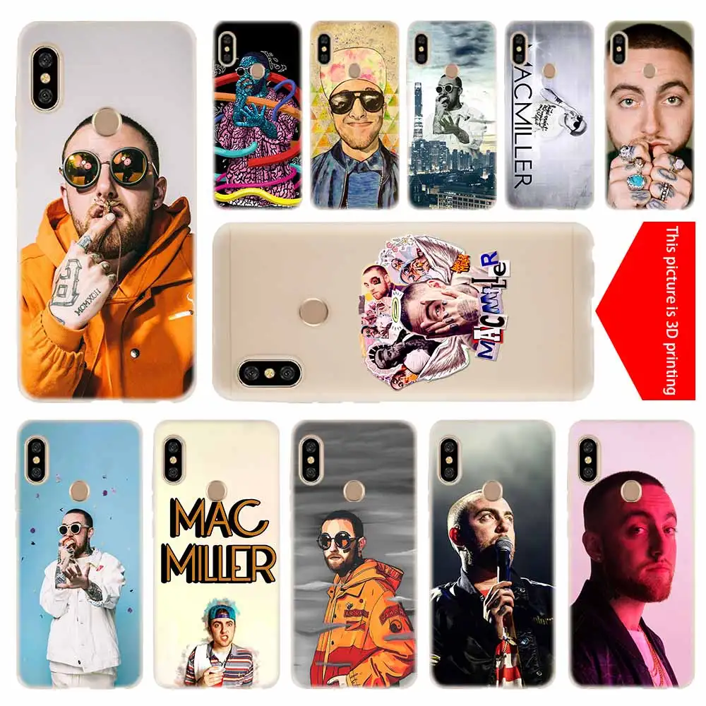 Силиконовый прозрачный мягкий чехол Macs Miller из ТПУ для Xiaomi Redmi Note 10 9 8 7 6 5 Pro Max 10S 9T 8T
