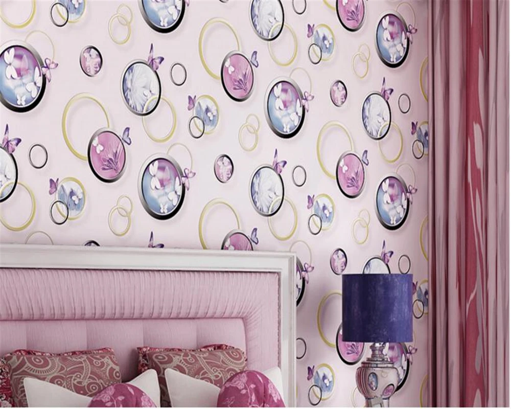 Модные Современные нетканые обои для гостиной спальни дивана 3d обои|3d wallpaper|non woven