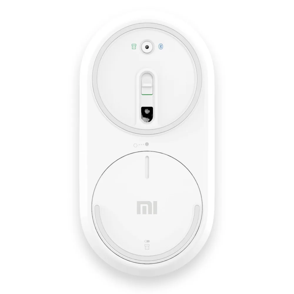 Xiaomi беспроводная мышь портативная Bluetooth 4,0 из алюминиевого сплава ABS Материал игровая мышь RF 2,4 ГГц двойной режим подключения Mi 1200 точек/дюйм