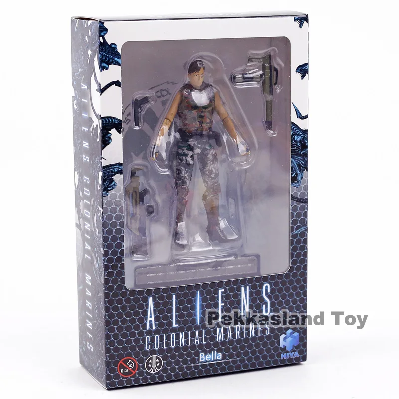 HIYA TOYS Aliens Colonial Marines Cruz Bella Redding Xenomorph Raven Crusher 1:18 ПВХ фигурка игрушки