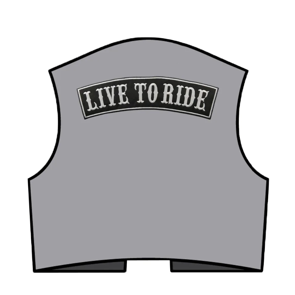 Нашивка LIVE TO RIDE rider патчи с вышивкой утюгом индивидуальная аппликация для куртки