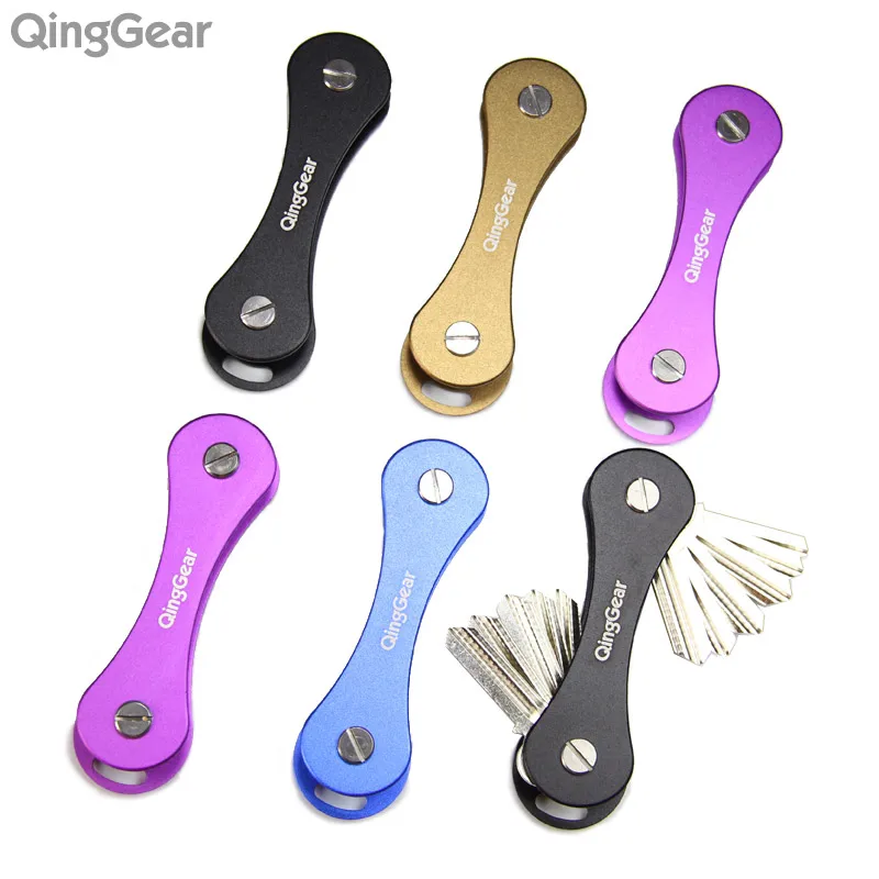 

HOT SALE! 6PCS/LOT Hand Tool Set!QingGear Keybone Keys Holder Folder Key Organizer Pocket