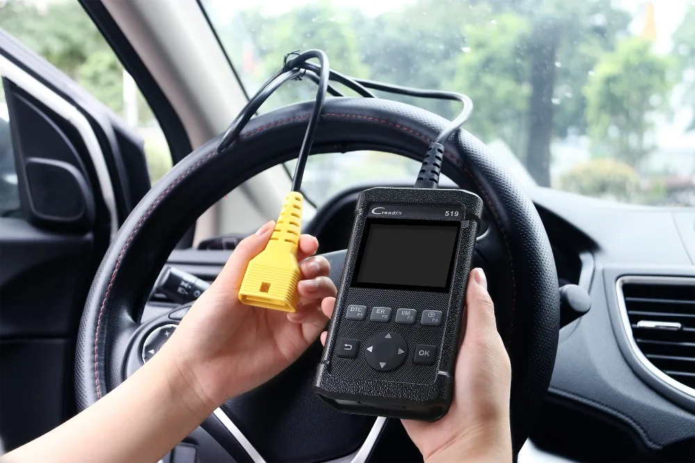 LAUNCH Creader 519 OBD2/EOBD диагностический инструмент CR519 OBD 2 сканер бортовой монитор тест такой же как Creader 5001 AL519 бесплатное обновление
