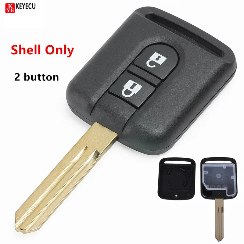 Пульт дистанционного управления Keyecu чехол для автомобильного ключа с 2 кнопками