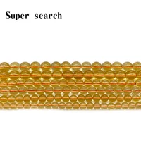 aaa natural stone citrines yellow rock crystal round beads 6810mm fit diy women gril man beads for jewelry making