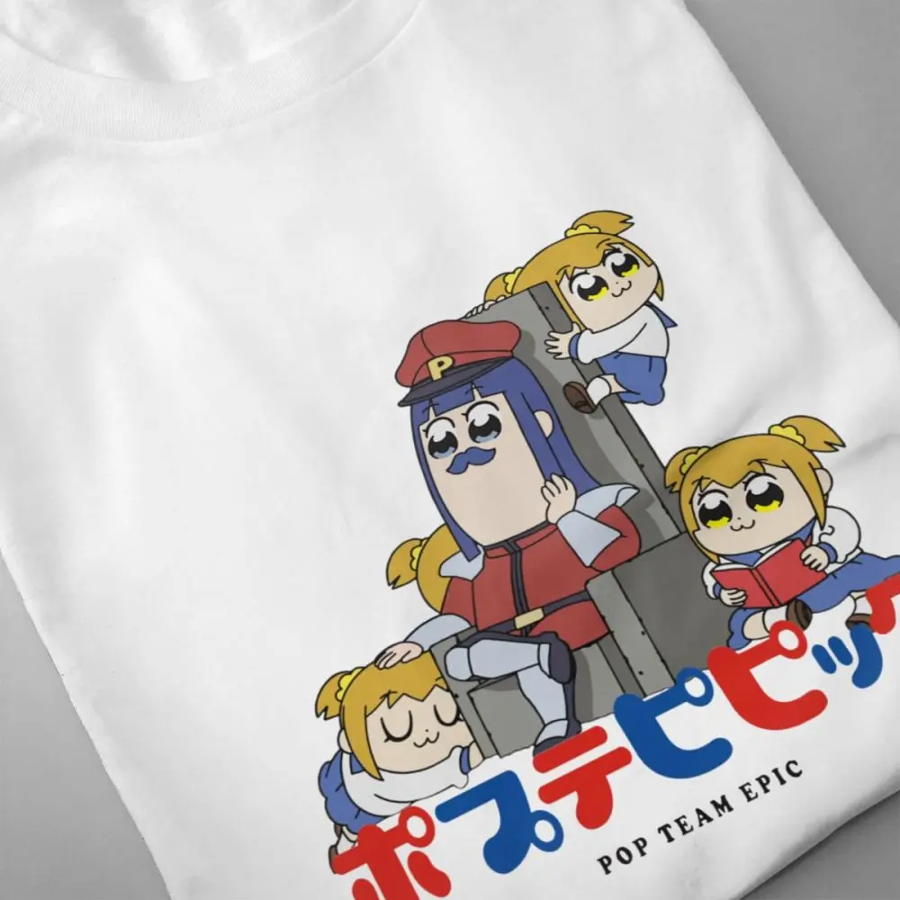 Унисекс Pipimi и Popuko футболка World Pop Team Epic футболки господство рок-н-ролл Чистый