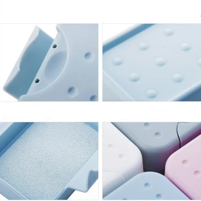 

1Pc Soap Dish for the Bathroom Plastic Waterproof Lock Leak Soap Holder Box with Lid Soap Dish Case Container