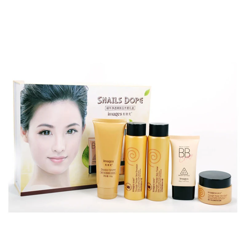 5 шт. набор для ухода за кожей лица улитки уход тонер восстановления кожи